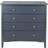 Core Products Como Midnight Blue Chest of Drawer 83x85cm