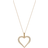 Bloomingdale's Heart Pendant Necklace - Gold/Diamonds