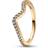 Pandora Sparkling Wave Ring - Gold/Transparent