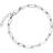 Rosefield Hammered Chain Armbånd Sølv JBHCS-J596