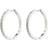 Pilgrim Ebna Maxi Crystal Hoops - Silver-plated