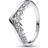 Pandora Timeless Wishbone Floating Pavé Ring - Silver/Transparent