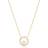 Sif Jakobs Ponza Circolo Necklace - Gold/ Transparent/Pearl