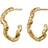 Maanesten Janine Grande Earrings - Gold/Transparent