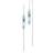 Sistie Simona Blue Earrings - Silver Sterling