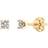 Smykkekæden Chain Earrings - Gold/Diamond