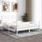 vidaXL Bed Frame White Super