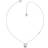 Guess Moon Phases Necklace - Silver/Transparent