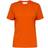 Selected Klassisk T-shirt orange