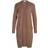 Vila Ril Long Knitted Cardigan - Walnut