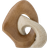 Bloomingville Esad Brun, Polyresin Dekorationsfigur