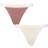 Sloggi 2-pack GO Ribbed Tanga Creme