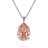 Caroline Svedbom Mini Drop Necklace Rhodium Stjärnurmakarna Klocka