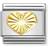 Nomination Classic Gold Heart with Etched Detail Charm