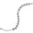 Anne Klein Ladies Jewellery Silver Plated Sleek Sparkles Bracelet