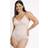 Maidenform Tame Your Tummy Lace Bodysuit - Beige