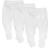 Honest Baby 3pk Footed Harem Pants White Newborn