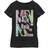 Disney Girl's Mickey & Friends Minnie Panels Child T-Shirt Black