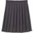 French Toast Pleated Skirt - Heather Gray