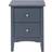 Core Products Como Midnight Blue Grey Bedside Table 32x40cm