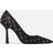 Alexander Wang Krystal Satin Stiletto Pumps - Sort