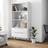 vidaXL MOLDE 85x35x170,5 Bogreol
