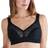 Swegmark Cotton Star Soft Bra - Black