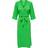 Only Lion Wrap Midi Dress - Green/Kelly Green