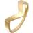 Elli Elli Premium V-Shape Geo Basic Ring - Silver/Rhodium Plated