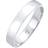 Kuzzoi Kuzzoi Herrring (4,5 mm) massivt handgjord, bandring för män 925 sterlingsilver, vigselring, förlovningsring, vänskapsring, basic herrring polerad, ringstorlek 60–66, Sterlingsilver