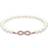Elli Women's 925 Sterling Silver Crystals Strand Infinity Pearl Wristwear Bracelets