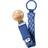 Bibs Pacifier Clip Cornflower Dusty Blue 1 pcs