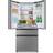 Hisense French Door RF540N4SBI2 Rostfritt Stål, Silver
