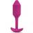 B-Vibe Vibrating Snug Plug Rose Medium