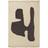 ferm LIVING Kelim Tæppe Lay Hvid, Multifarve, Beige cm
