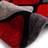 Think Rugs Noble House NH9247 Red, Grey