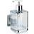 Wenko Sæbedispenser QUADRO Vacuum-Loc Rustfrit Stål 340 ml