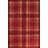 Lord of Rugs Tartan Brown, Grey, Blue, Red 60x110cm