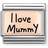 Nomination Composable Classic I Love Mummy Charm - Silver/Rose Gold/Black