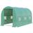 OutSunny Arch Greenhouse Rostfritt stål Plast