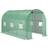 OutSunny Walk-In Polytunnel Greenhouse 3.5x2m Rustfrit stål Plast
