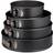 Relaxdays Pan Cake Tin Set 4-Piece 18/24/26/28 cm Springform 28 cm