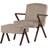 Venture Design Solberga Brown/Beige Fåtölj 87cm 2st