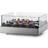 Philippi Tabletop Fireplace Chrome 10.16cm H X 22.86cm W X 22.86cm D