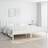 vidaXL Solid Wood Bed Frame 160x200 cm White