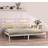 vidaXL Bed Frame White Solid Wood 160 x 200 cm