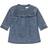 Noppies Baby Babyflickor klänning Lanexa långärmad barnklänning, blå denim-P493