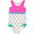 Playshoes Badedragt DIE Maus - Gul/Jade/Fuchsia/Hvid