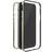 White Diamonds Fodral 360 graders glasfodral lämpligt för Apple iPhone 13 Pro I mobilskal, transparent, magnetstängning skydd (transparent med gyllene ram)