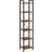 Vasagle 6-Tier Bookshelf Rustic Brown And Black LLS101B01 Book Shelf
